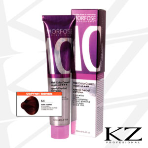 10 Hair Color Cream 100ml Dark Copper 6.4 - Tinte de Cabello Profesional - MORFOSE