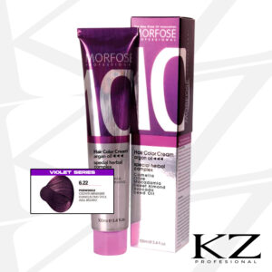 10 Hair Color Cream 100ml Periwinkle 6.22 - Tinte de Cabello Profesional - MORFOSE