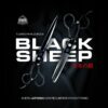 Tijera de corte para zurdos Black Sheep - BLESSED