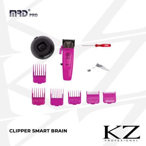 Maquina Clipper Smart Brain Rosa - MRD PRO - Imagen 2