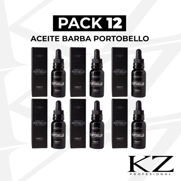 Pack 12 Aceite de Barba 30 ml - PORTOBELLO