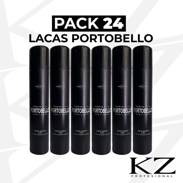 Pack 24 Hair Spray / Laca Ultra Strong Fixation 300 ml - PORTOBELLO