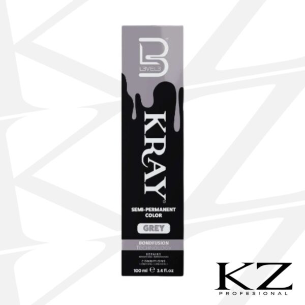 Semi-Permanente Color Grey Kray 100ml - L3VEL3