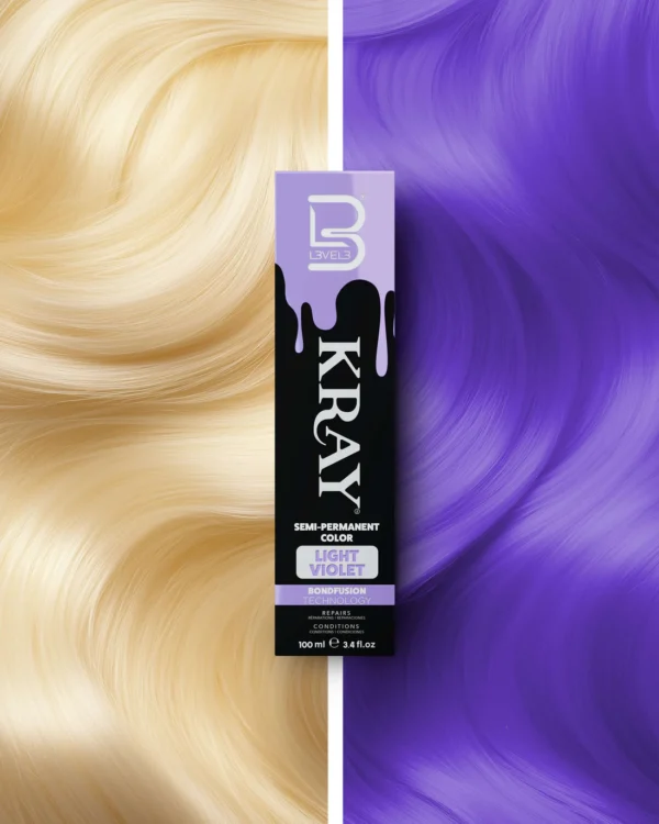 Semi-Permanente Color Light Violet Kray 100ml - L3VEL3 - Imagen 2