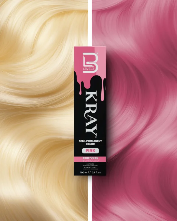 Semi-Permanente Color Pink Kray 100ml - L3VEL3 - Imagen 2