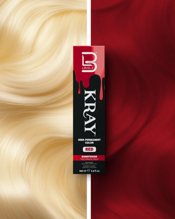 Semi-Permanente Color Red Kray 100ml - L3VEL3 - Imagen 2