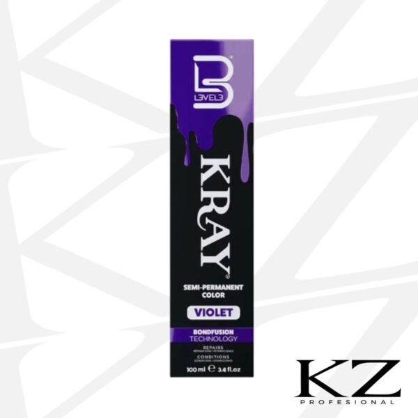 Semi-Permanente Color Violet Kray 100ml - L3VEL3